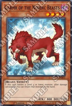 Yugioh garmr the nordic - yugioh,