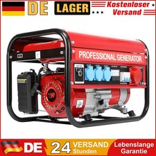 Stromgenerator Benzin 6500W 7,5kW 230V 4-Takt Notstromaggregat Für Camping CE