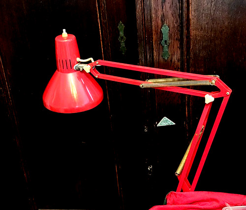 Vintage schreibtischlampe - vintage,