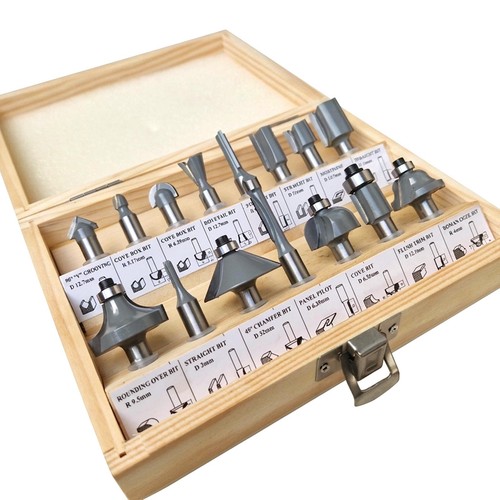 Fräser set teilig für - hm-fräser, 15-teilig