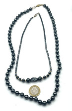 Vintage 2 x Kette Blutstein