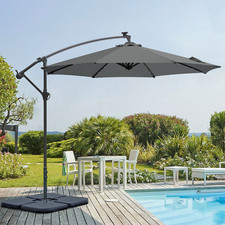 300cm Ampelschirm  Sonnenschirm Gartenschirm Marktschirm Kurbelschirm