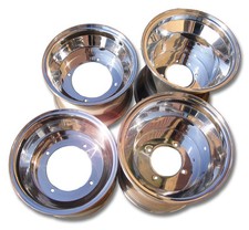 Quad Felgensatz Felgen Street Pro 10x10 & 10x6 Polaris Predator 500 Outlaw 500