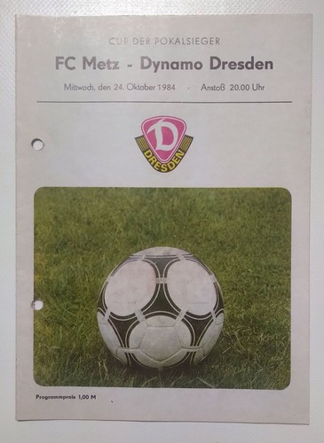 Fußball programmheft metz - fußball,