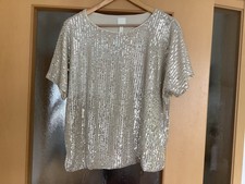 Bluse Glitzer Gr. M ungetragen