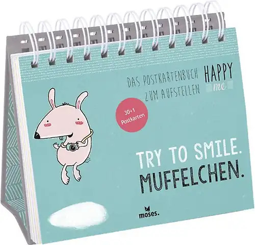 Happy das postkartenbuch - happy, me