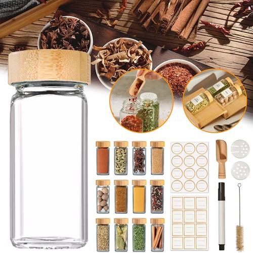 120ml gewürz gläser eckig - gewürz,