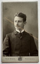 orig. CDV Foto Fotografie Mann