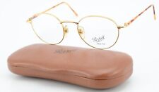 PERSOL Brille Modell RIDGE 50-21 140 Trend Gold Metal Panto Optic Italy +Case