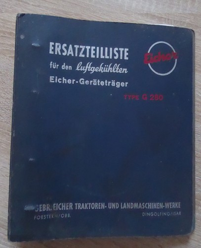 Eicher geräteträger g280 - eicher,