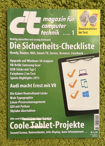 Heise magazin zeitschrift - ct,