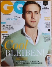 GQ Juli 2013 Ryan Gosling Erin Heatherton Men's Magazine
