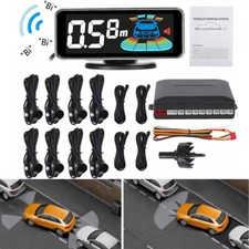 LCD PDC Einparkhilfe 8 Schwarz