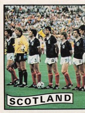 251 Scotland Team - Panini EURO 84