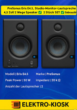 PreSonus Eris E4.5 Studio-Monitor-Lautsprecher 4,5"  2Wege Speaker ✅ 2 Stück Set