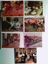 7x Edgar Degas, verschiedene