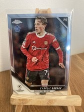 Topps Champions League Chrome 2021/22 Manchester United Charlie Savage RC