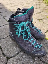 Salewa ALP Trainer Mid GTX Wanderstiefel, Schwarz/Grau, Größe 38 UK 5 Damen