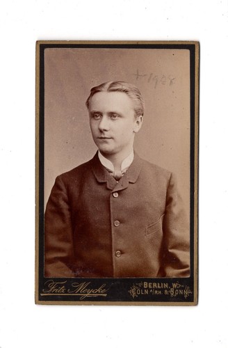 Cdv foto herrenportrait - cdv,