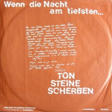 Ton Steine Scherben Wenn Die