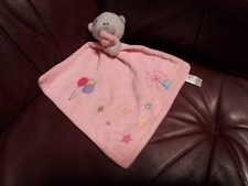Tiny Schmusetuch Kuscheltuch Bär Teddybär mit Rosa Tuch mit Ballons + Riesenrad