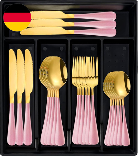Besteck set mit besteckkasten - besteck,