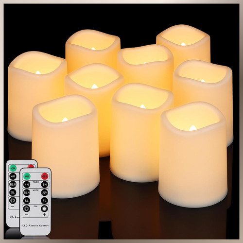 Flammenlose led kerzen - led, 9
