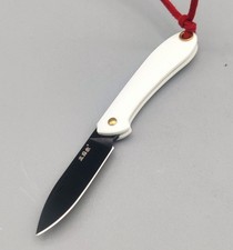 Sanrenmu Mini Messer Micro Slip 328S-GT 4Cr13 Stahl G10 white Slipjoint