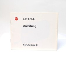 Leica Mini 3 Anleitung N.B.357