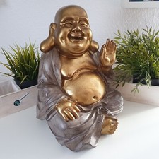 Große sitzende Buddha Figur