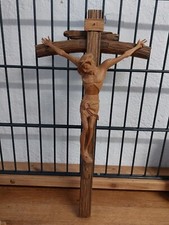 Handgefertigtes Jesuskreuz aus Holz, ca. 65 cm