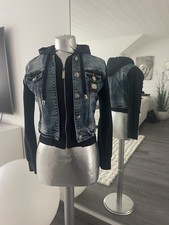 Philipp Plein Jeansjacke Noir Cowboy XS NEU Blau Dunkelblau Limited Edition