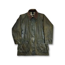 Barbour Border Wachsjacke oliv