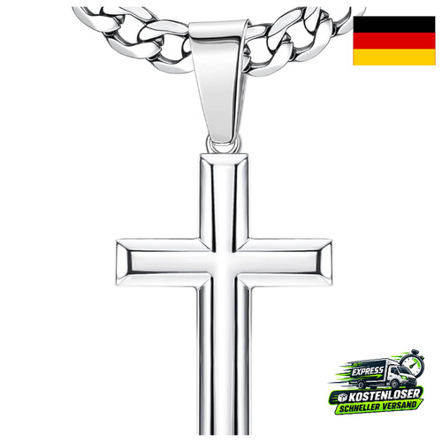 Kreuz anhänger halskette - anhänger, aus