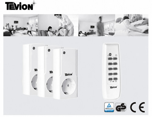 Tevion funksteckdosen set für - tevion,