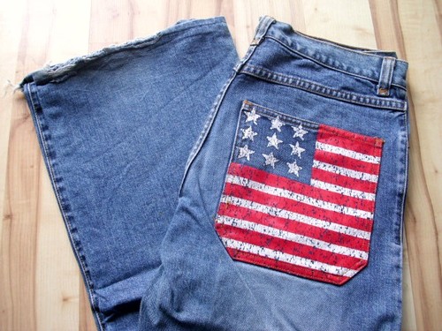 Herren jeans fishbone - m,
