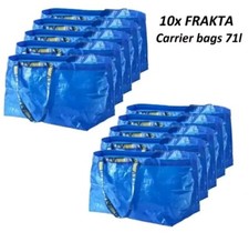 10x BLAUE IKEA FRAKTA 71Ltr