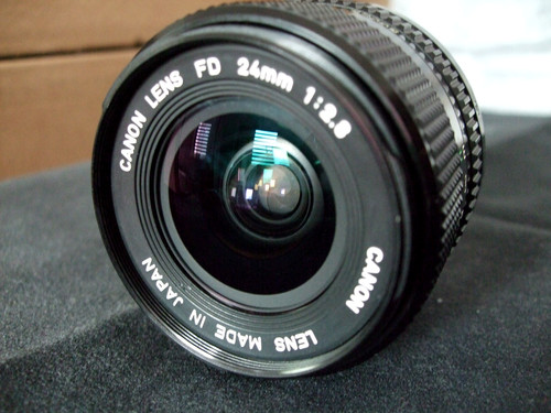 Objektiv canon lens 24mm - canon, fd