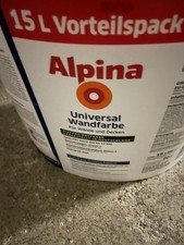 Alpina Wandfarbe weiß,15