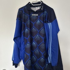 Oliver Kahn Goalkeeping Trikot adidas Gr. L blau langarm Longsleeve Rohling Rar