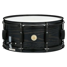 Snare Drum Tama Woodworks 14" x 6,5" Black Oak Wrap Snaredrum Drum Trommel Schla