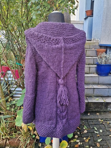 Strickmantel aus islandwolle - aus,