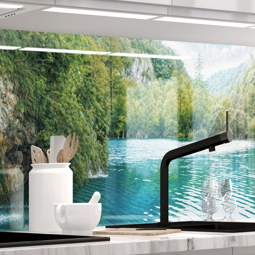Küchenrückwand waldsee - küchenrückwand,