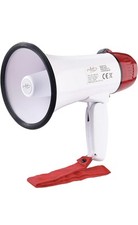infactory Megafon: Megaphon 10 Watt (Megafon mit Sirene, Megaphon mit Sirene)