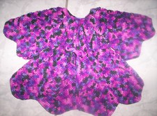 Süßes Häkel-Bolero, Handarbeit, bunt, zackig, neu  Gr.80-92