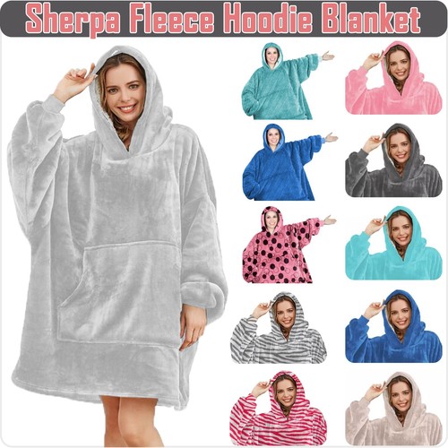 Hoodie decke übergroß weich - übergroß,