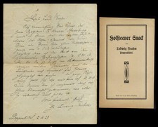 Autograph Brief  1929 von
