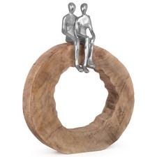 Skulptur Holz Be Together