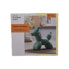 LIVARNO home Keramik Deko Ballon Skulptur Tierfigur modern Dackel Pferd Giraffe