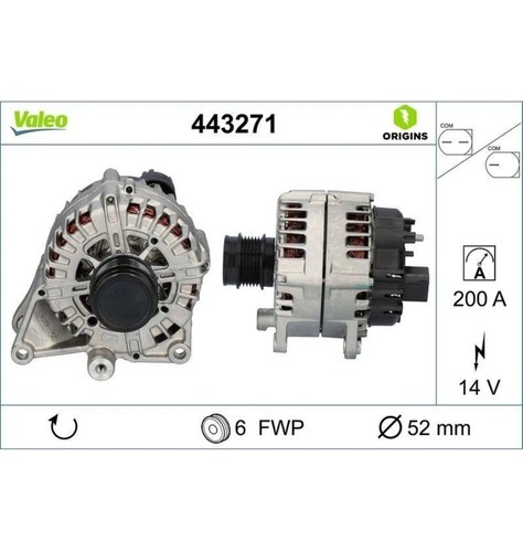 Valeo 443271 lichtmaschine - valeo,